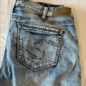 Silver jeans